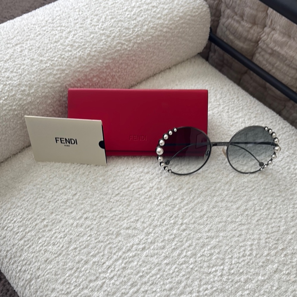 Fendi Pearl Embellished Sunglasses